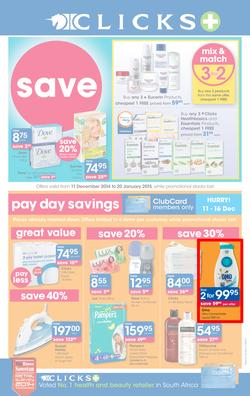 Clicks : Feel Good Pay Less (11 Dec - 20 Jan 2014), page 1