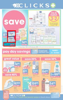 Clicks : Feel Good Pay Less (11 Dec - 20 Jan 2014), page 1