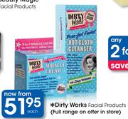 Dirty Works Facial Products-Each