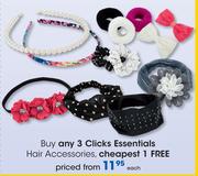 Clicks Essentials Hair Accessories Each