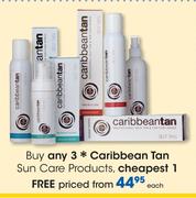 Caribbean Tan Sun Care Products-Each