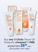 Clicks Tissue Oil Products-Each