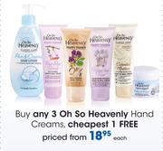 Oh So Heavenly Hand Creams-Each