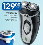 Safeway Rechargeable 2-Head Rotary Shaver