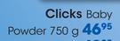 Clicks Baby Powder-750g