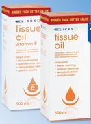 Clicks Tissue Oil Vitamin E-500ml