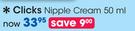 Clicks Nipple Cream-50ml