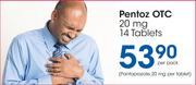 Pentoz OTC 20mg 14 Tablets-per Pack