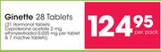 Ginette 28 Tablets-Per pack