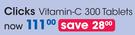 Clicks Vitamin-C 300 Tablets-For 2
