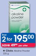Clicks Alkaline Powder-2x225g