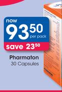 Pharmaton 30 Capsules-Per Pack