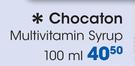 Chocaton Multivitamin Syrup-100ml Per Pack