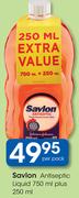 Savlon Antiseptic Liquid 750ml+ 250ml-Per Pack