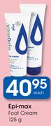 Epi-Max Foot Cream-125g Each