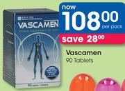 Vascamen 90 Tablets-Per Pack