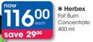 Herbex Fat Burn Concentrate-400ml