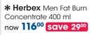 Herbex Men Fat Burn Concentrate-400ml