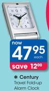 Century Travel Fold-Up Alarm Clock
