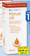 Clicks Tissue Oil Vitamin E-500ml Each