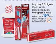Colgate Optic White Dental Products-Each
