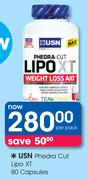 USN Phedra Cut Lipo XT 80 Capsules-Per Pack