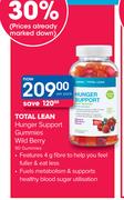 GNC Total Lean Hunger Support Gummies Wild Berry 90 Gummies-Per Pack