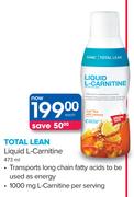 GNC Total Lean Liquid L-Carnitine-473ml Each