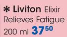 Liviton Elixir Relieves Fatigue-200ml Each