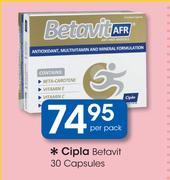 Cipla Betavit 30 Capsules-Per pack