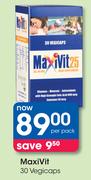 MaxiVit 30 Vegicaps-Per Pack