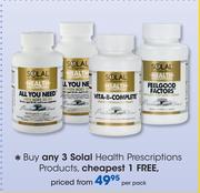 Solal Health Prescriptions Products-Each