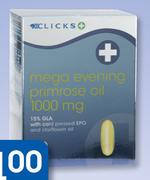 Clicks Mega Evening Primrose Oil Capsules-2 x 60