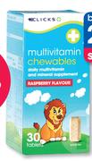 Clicks Multivitamin-2 x 30 Chews Each
