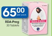 RDA-Preg 30 Tablets-Per Pack