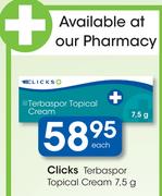Clicks Terbaspor Topical Cream-7.5g Each