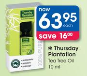 Thursday Plantation Tea Tree Oil-10ml Each