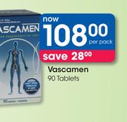 Vascamen 90 Tablets-Per Pack