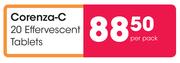 Corenza-C 20 Effervescent Tablets