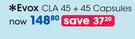 Evox CLA 45+45 Capsules-Per Pack