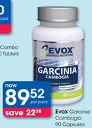 Evox Garcinia Cambogia 90 Capsules-Per Pack
