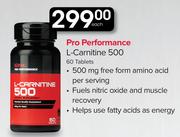 Pro Performance L-Carnitine 500 60 Tablets