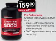 Pro Performance Creatine Monohydrate 5000-500g