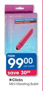 Clicks Mini Vibrating Bullet-Per Pack