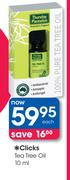 Clicks Tea Tree Oil-10ml