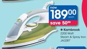 Kambrook 2200 Watt Steam & Spray Iron JA3287 
