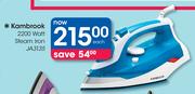 Kambrook 2200 Watt Steam Iron JA3135