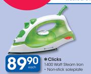Clicks 1400 Watt Steam Iron