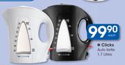 Clicks 1.7ltr Auto Kettle Each