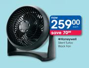 Honeywell Silent Turbo Black Fan